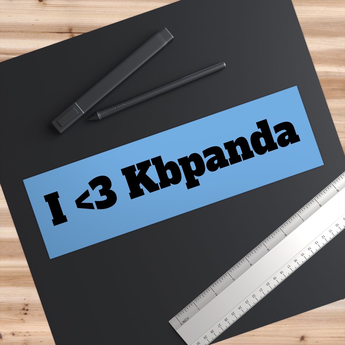 I <3 Kbpanda Bumper Sticker